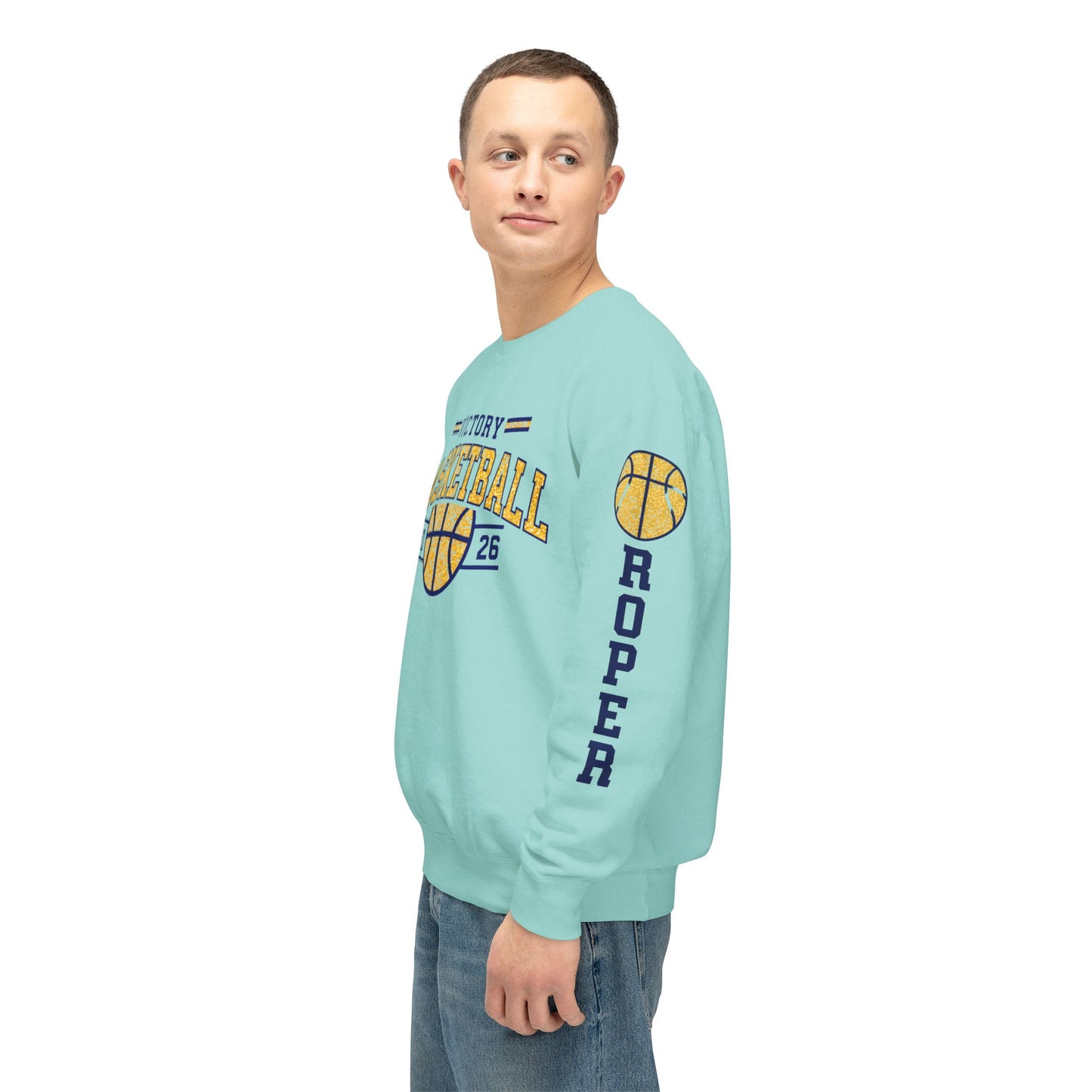 Victory Basketball Crewneck Comfort Colors Sweatshirt