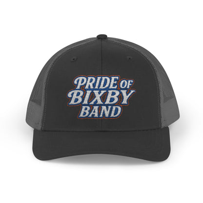 Pride of Bixby Band Embroidered Trucker Snapback