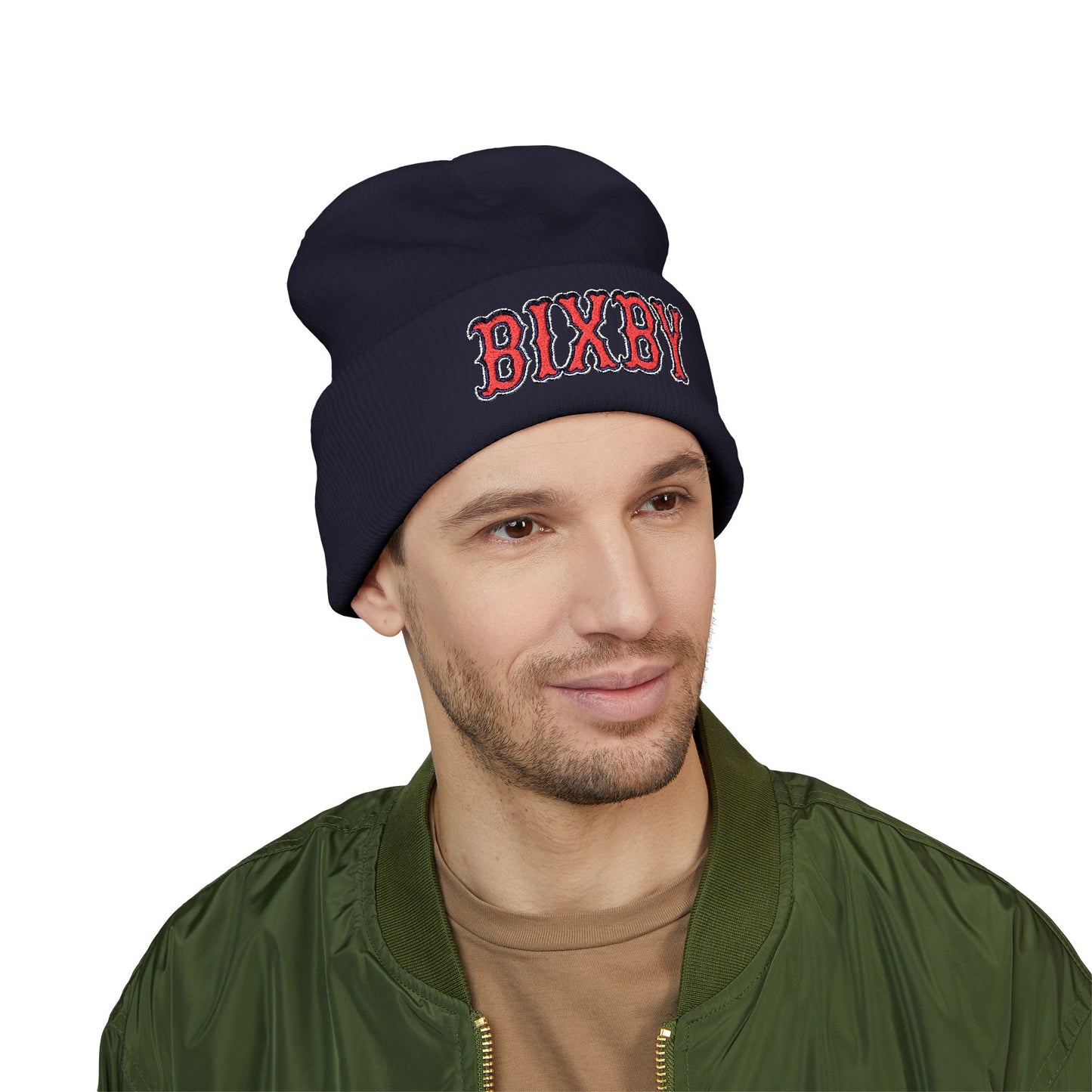 Bixby Embroidered Cuffed Cozy Beanie