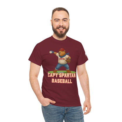 Capy Spartan Baseball Gildan Tee