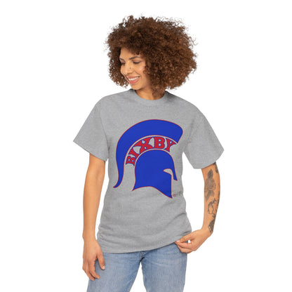 Spartan Blue Logo Gildan Tee