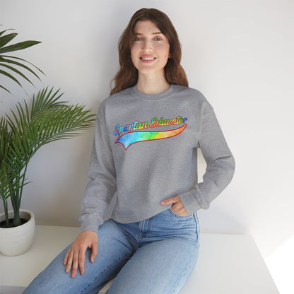 Spartan Educator Tie-Dye Design Gildan Sweatshirt