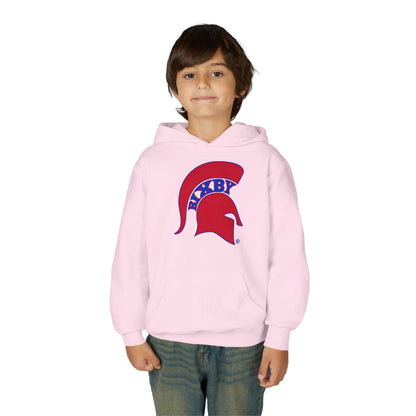 Spartan Red Logo Youth Gildan Hoodie