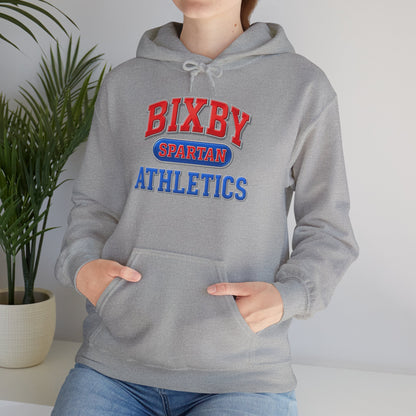 Bixby Spartan Athletics Metallic Gildan Hoodie