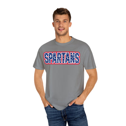 Spartans Patriotic Comfort Colors Tee