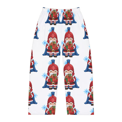 Spartan Santa White Men's Pajama Bottoms