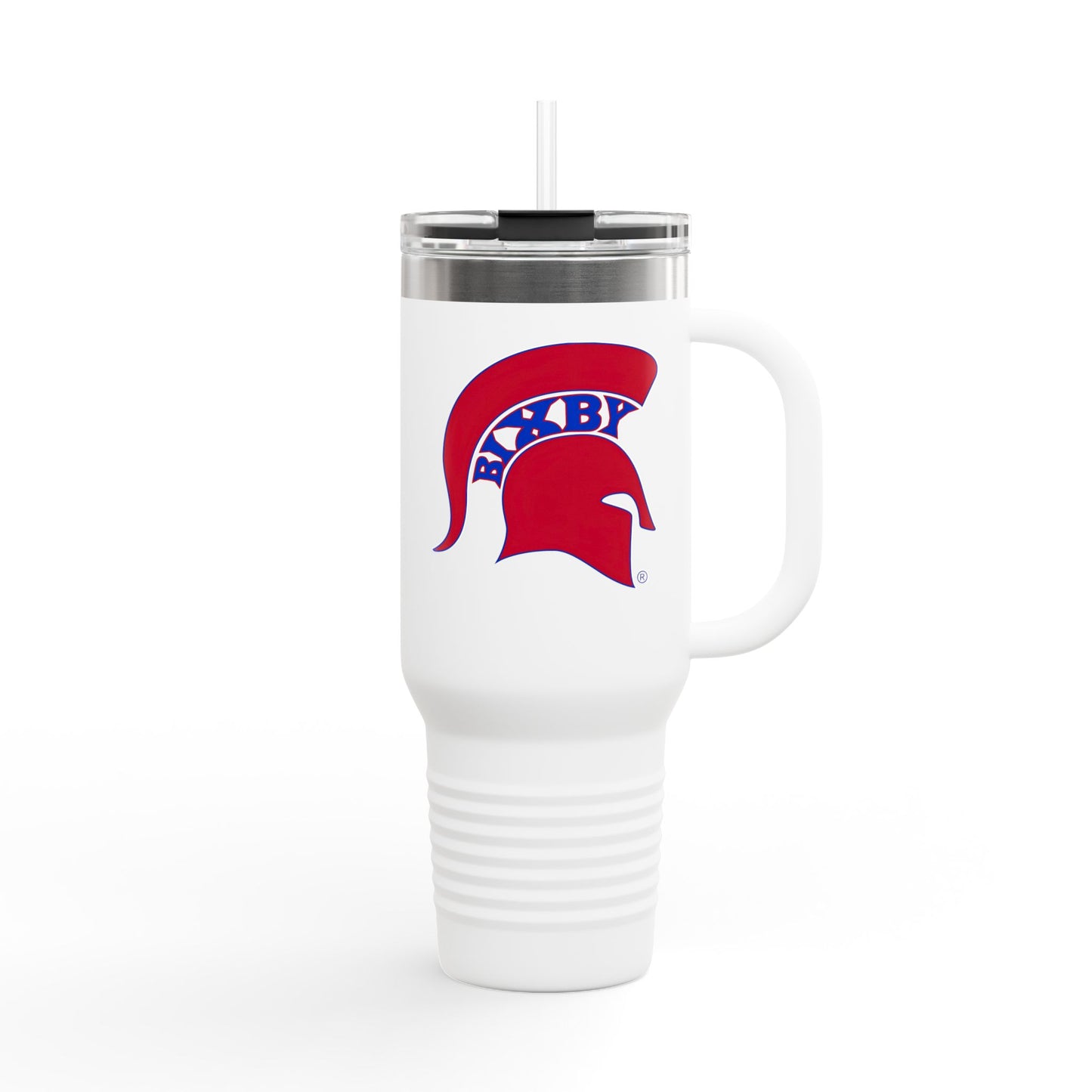 Spartan Red Logo 40 Ounce Insulated Travel Mug
