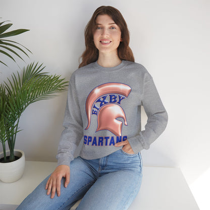 Bixby Spartan Metallic Rose Gold Gildan Sweatshirt
