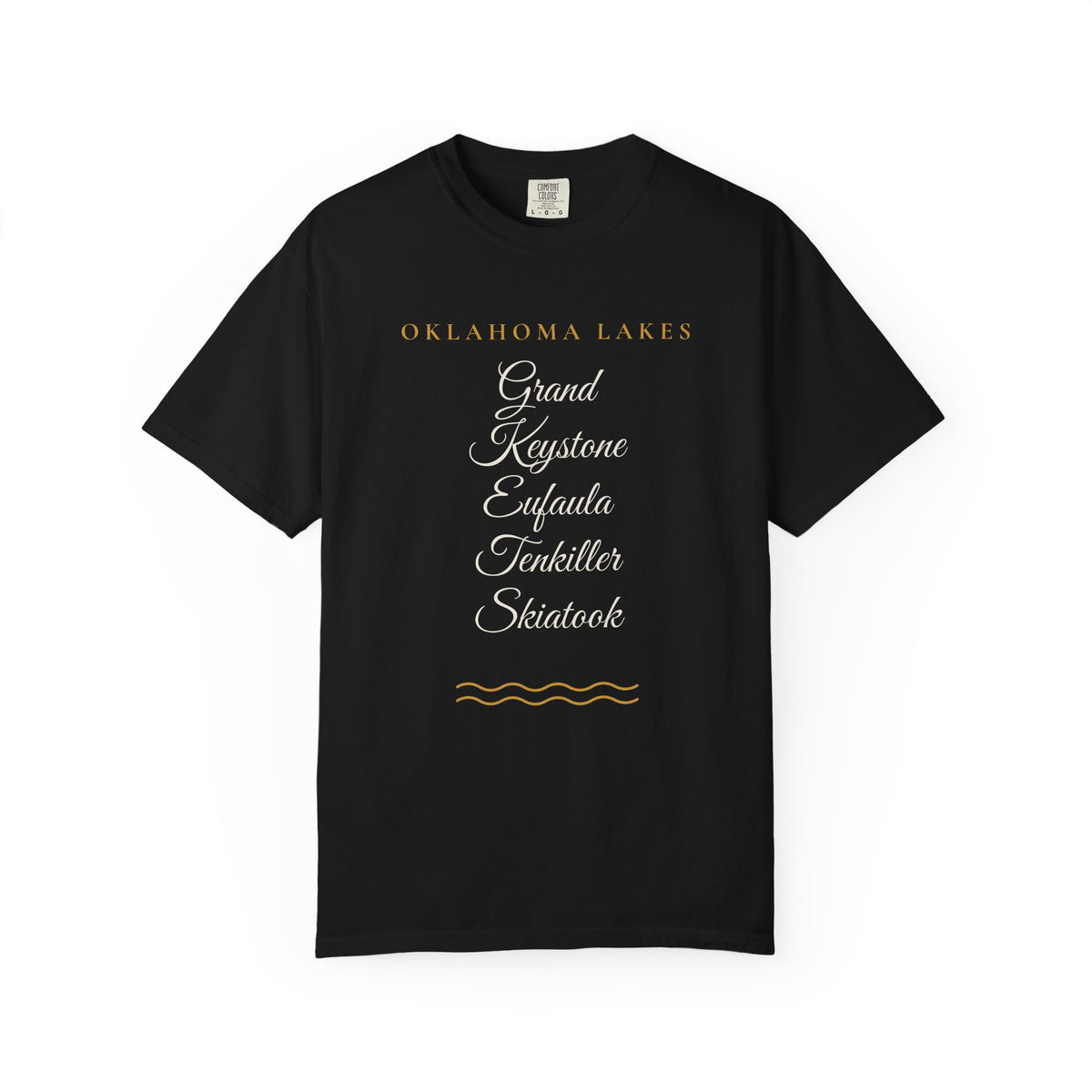 Oklahoma Lakes Tee | Comfort Colors