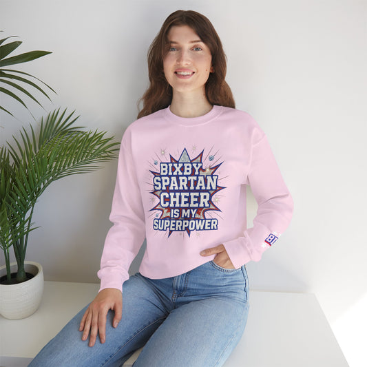 Bixby Spartans Cheer Superpower Sweatshirt