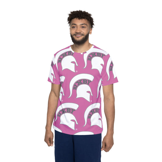 Bixby Spartan White Logo All Over Print Tee