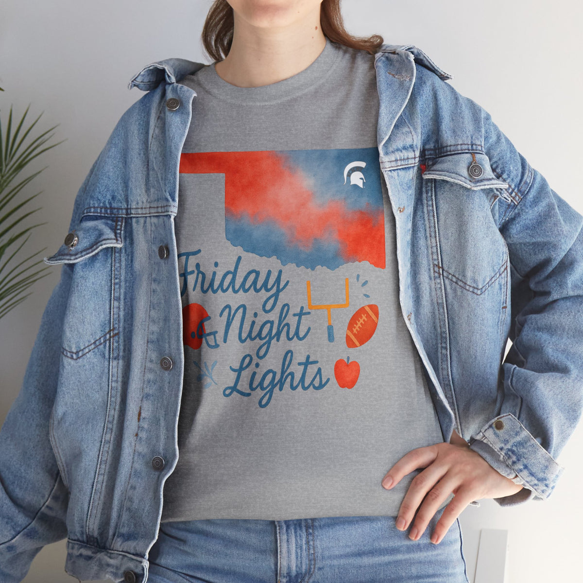 Friday Night Lights Bixby OK Watercolor Gildan Tee