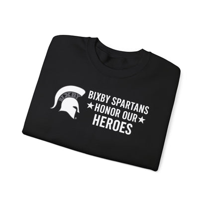 Spartans Honor Our Heroes Military Appreciation Gildan Sweatshirt