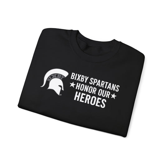 Spartans Honor Our Heroes Military Appreciation Gildan Sweatshirt