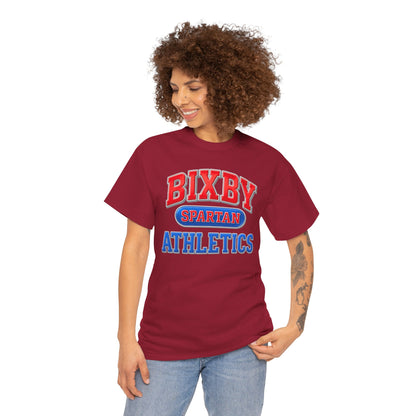 Bixby Spartan Athletics Metallic Gildan Tee