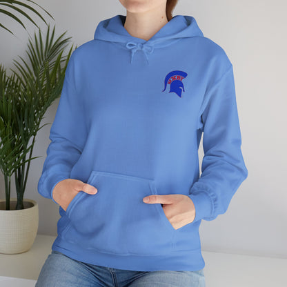 Spartan Blue Logo Gildan Hoodie