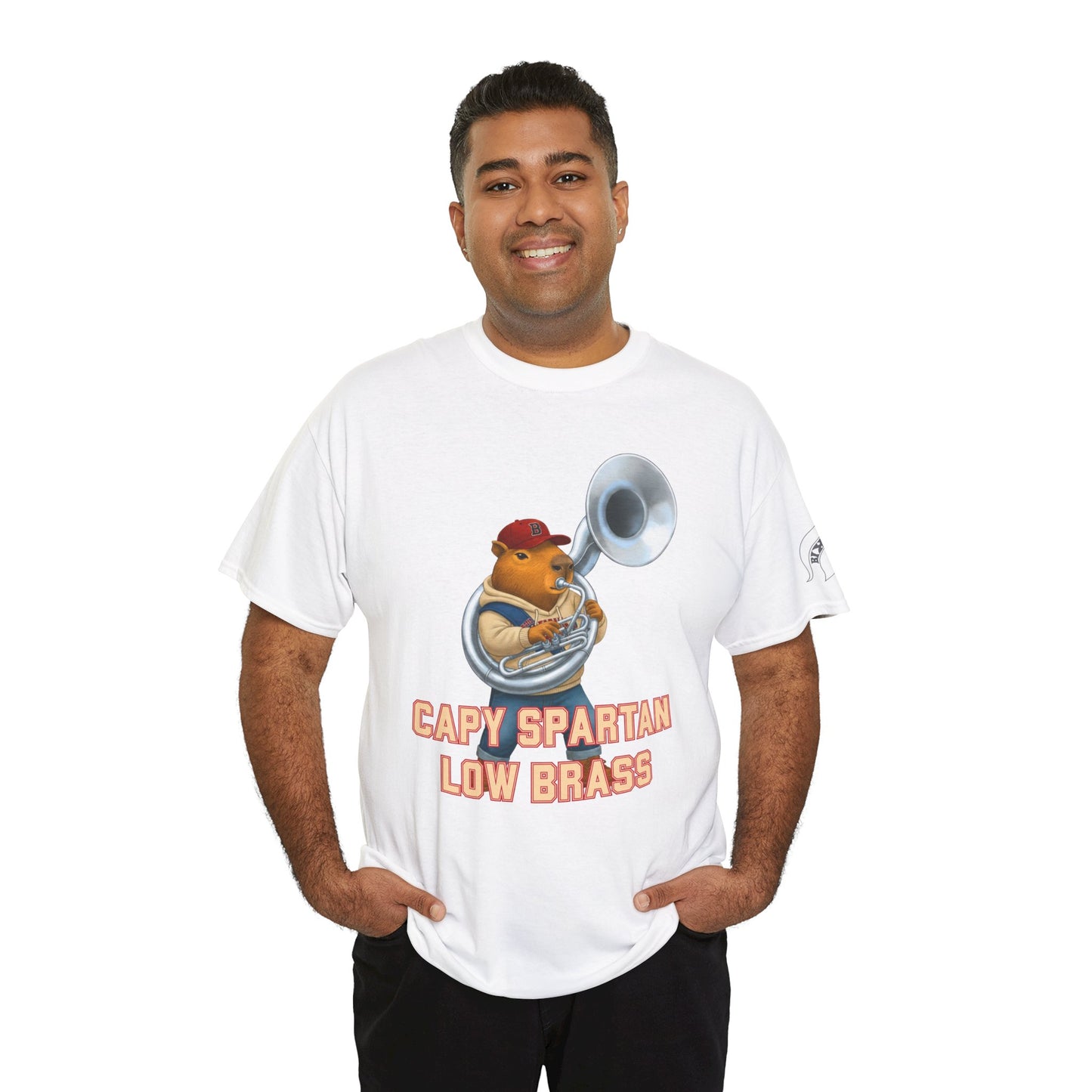 Capy Spartan Low Brass Gildan Tee