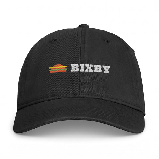Bixby Retro Sunset Comfort Colors Washed Dad Cap