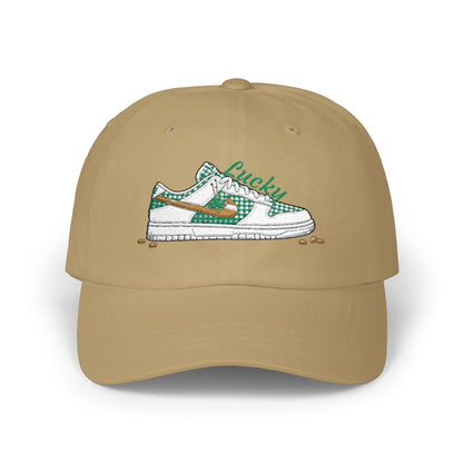 Embroidered Lucky Sneaker Dad Cap St. Patrick’s Day Casual Baseball Hat