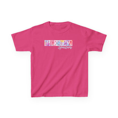 Bixby Spartans Boxy Floral Youth Tee
