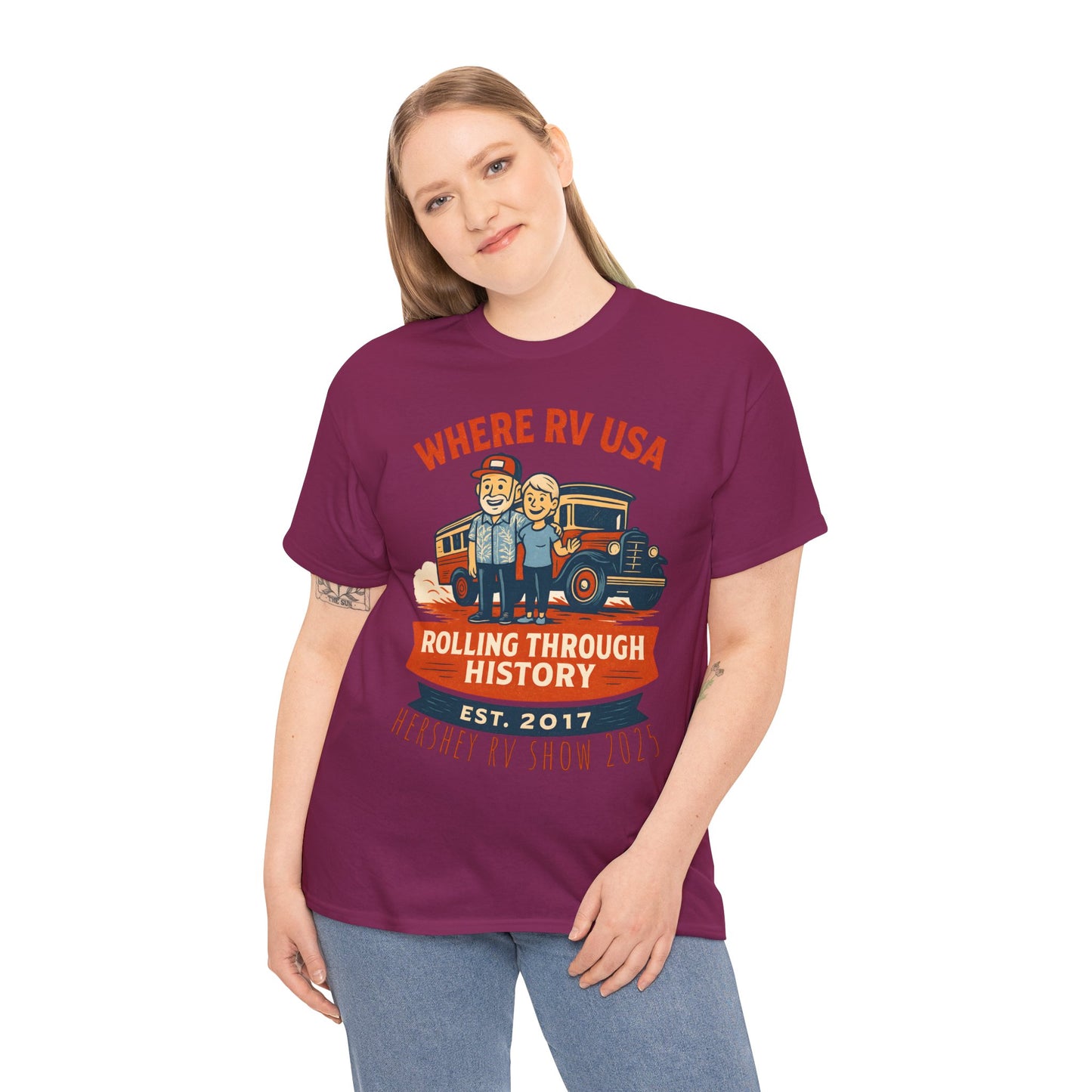 Where RV USA Rolling Through History Limited Edition Tee