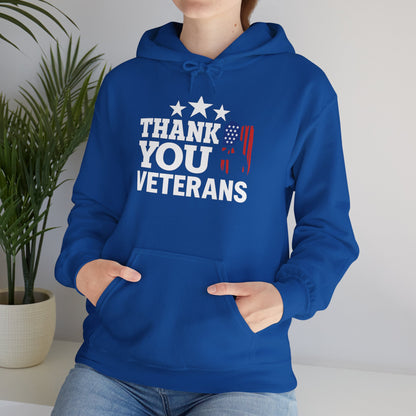 Thank You Veterans Gildan Hoodie