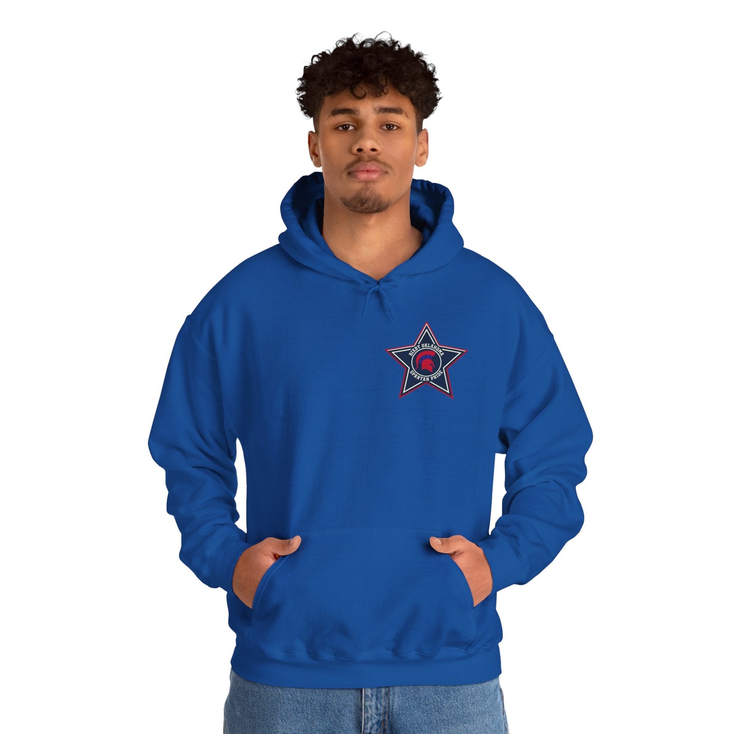 Spartan Pride Star Logo Gildan Hoodie