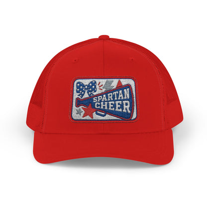 Spartan Cheer Embroidered Trucker Snapback