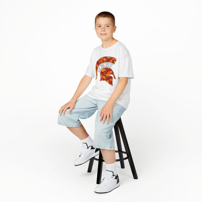 Bixby Spartan Fall Helmet Youth Gildan Tee