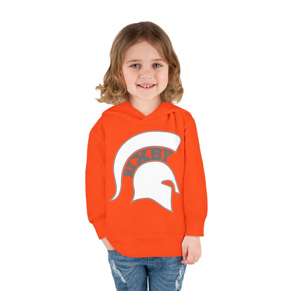 Bixby Spartans White Logo Toddler Rabbit Skins Hoodie