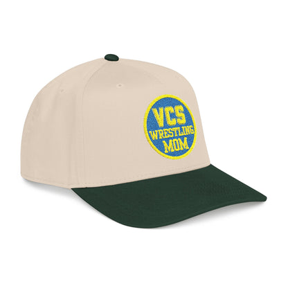 Wrestling Mom Baseball Cap – "VCS Wrestling Mom" Embroidered Mid-Profile Hat