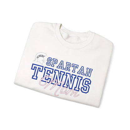 Spartan Tennis Mom Gildan Sweatshirt with Sleeve Print