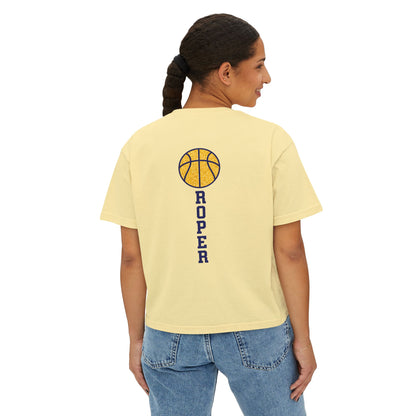 Victory Basketball Crewneck Comfort Colors Boxy Tee