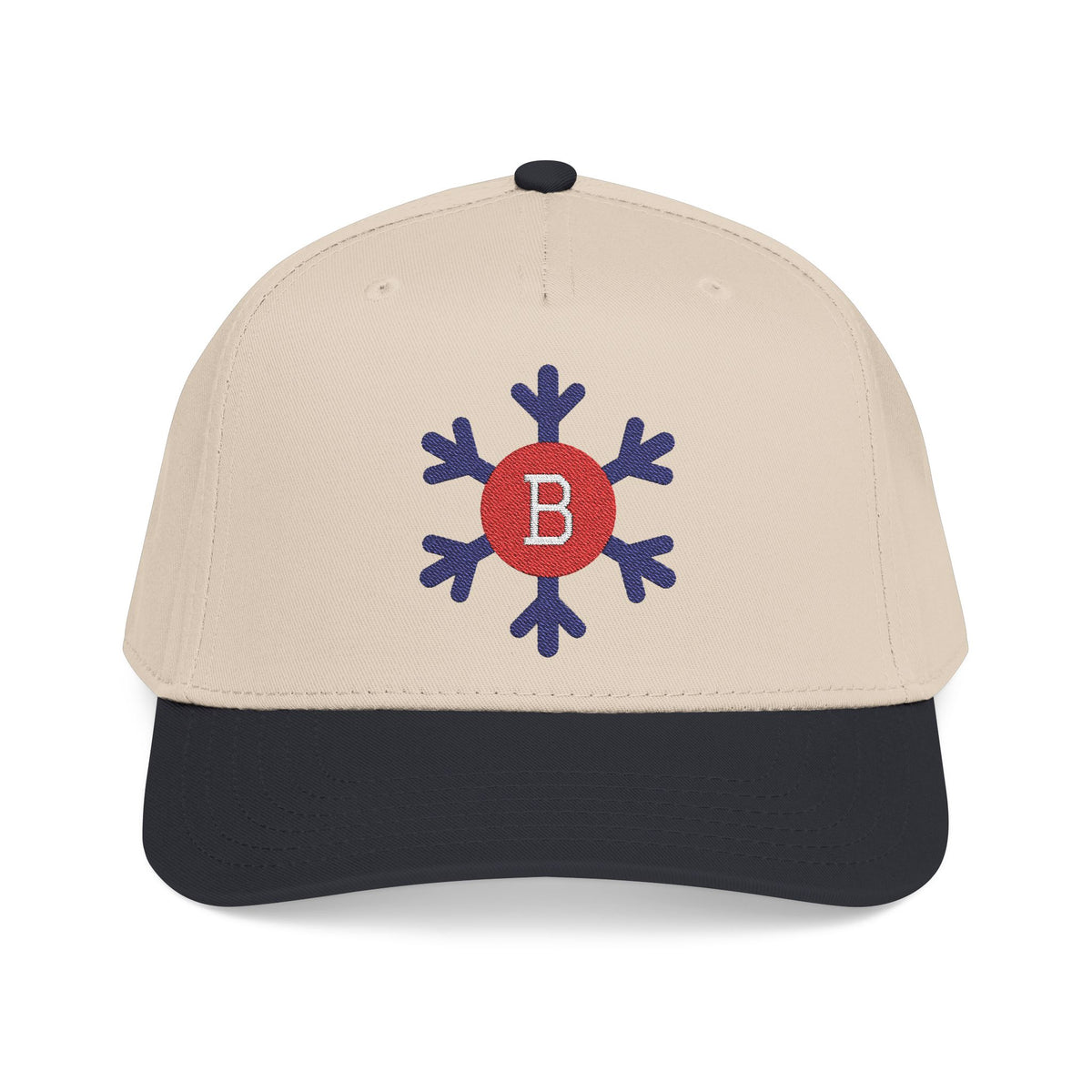 Bixby Spartans Snowflake B Embroidered Ball Cap, Winter Edition