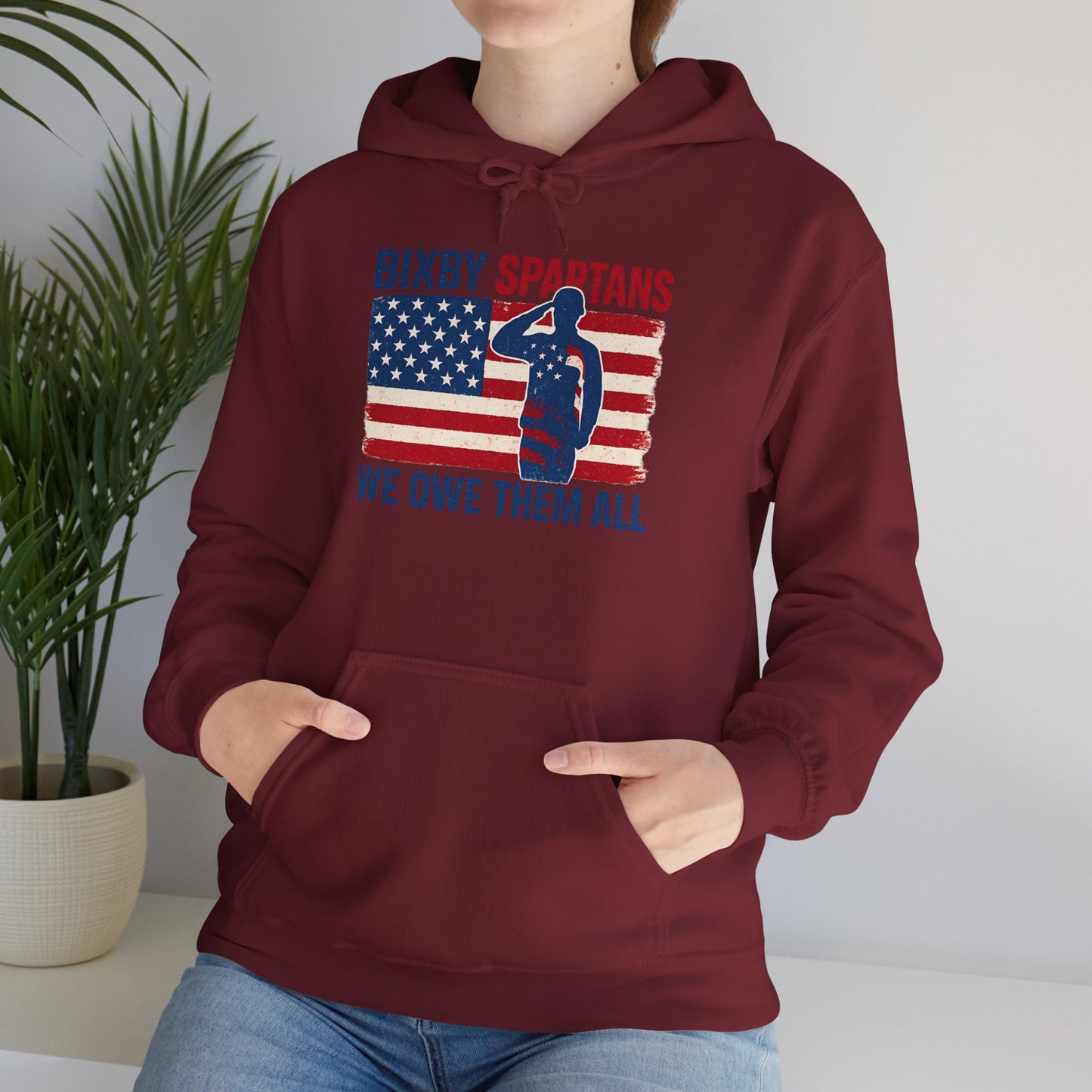 Bixby We Owe Them All Gildan Hoodie