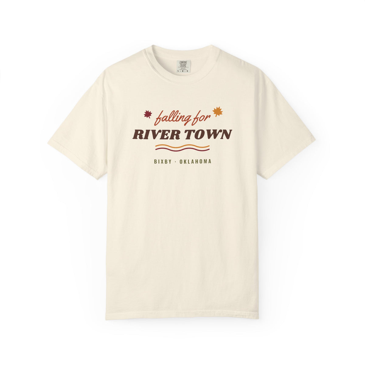 Falling for River Town Comfort Colors Tee