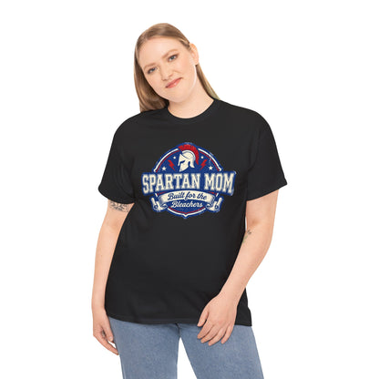 Spartan Mom T-Shirt - Built for the Bleacher, School Spirit Mom Tee