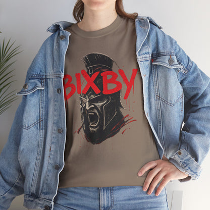 Bixby Spartan Helmet Chaos Gildan Tee
