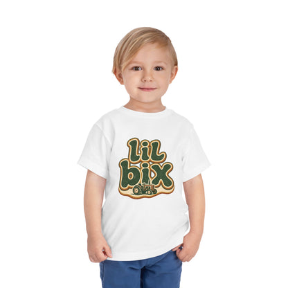 lil bix Groovy Tractor Toddler Tee