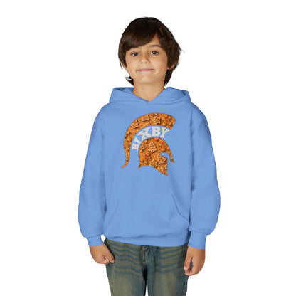 Bixby Spartan Gingerbread Helmet Youth Gildan Hoodie
