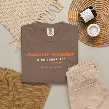 Sweater Weather in the Garden Spot Comfort Colors Tee