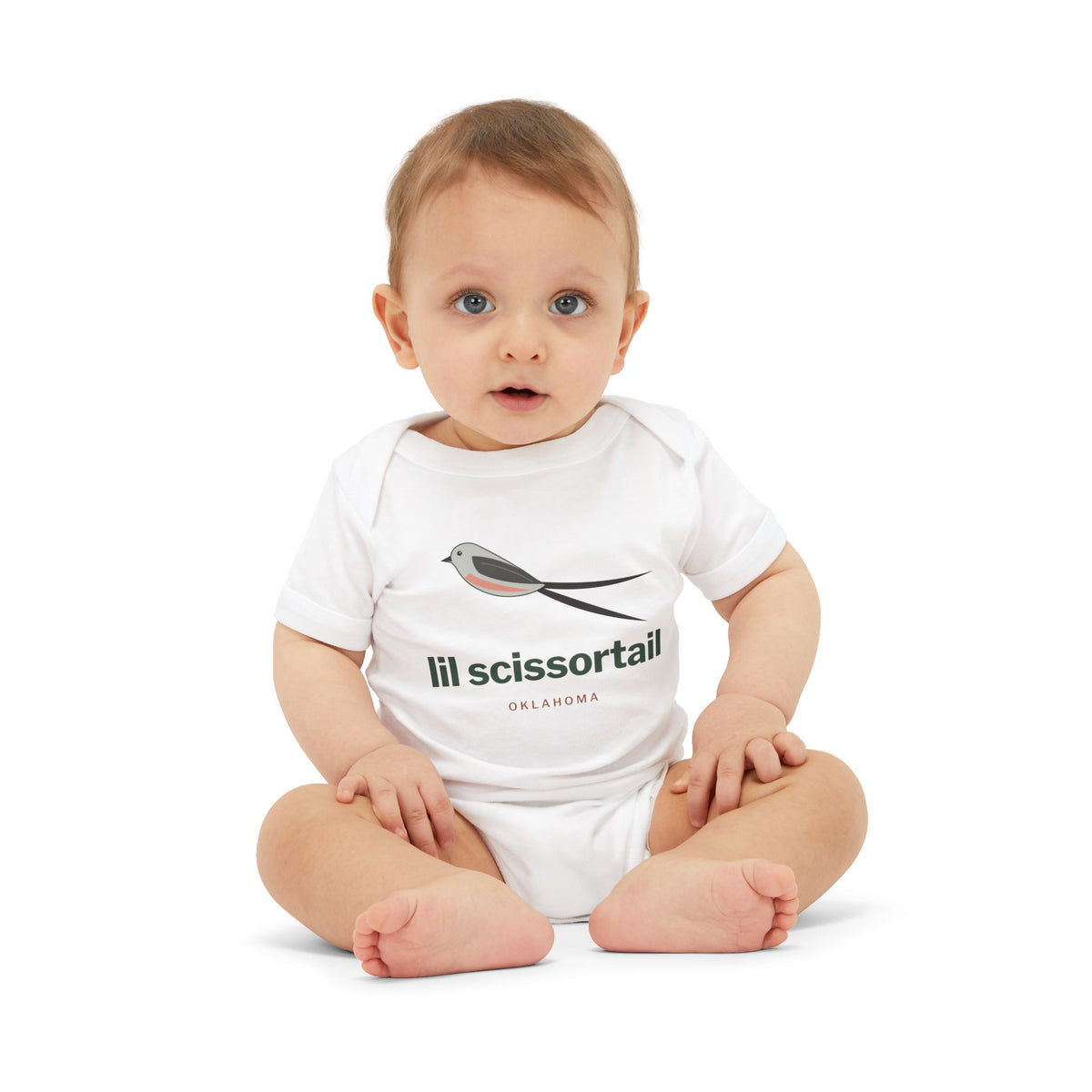 lil scissortail Oklahoma Baby Bodysuit