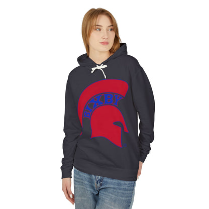 Bixby Spartan Red Logo Comfort Colors Hoodie