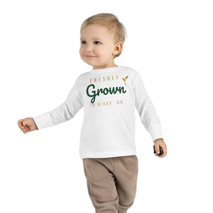 Freshly Grown in Bixby Toddler Long Sleeve Tee