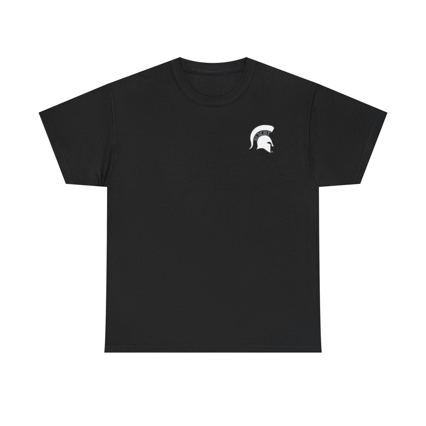 Dribble. Shoot. Score. Spartan Basketball Gildan Tee