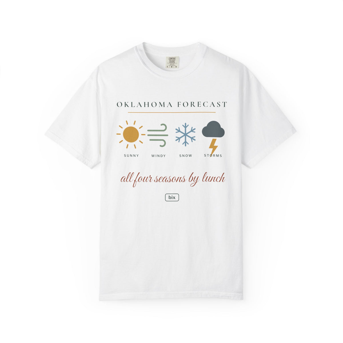 Oklahoma Forecast Tee | Comfort Colors