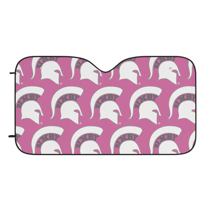 Bixby White Logo Pink Car Sun Shade