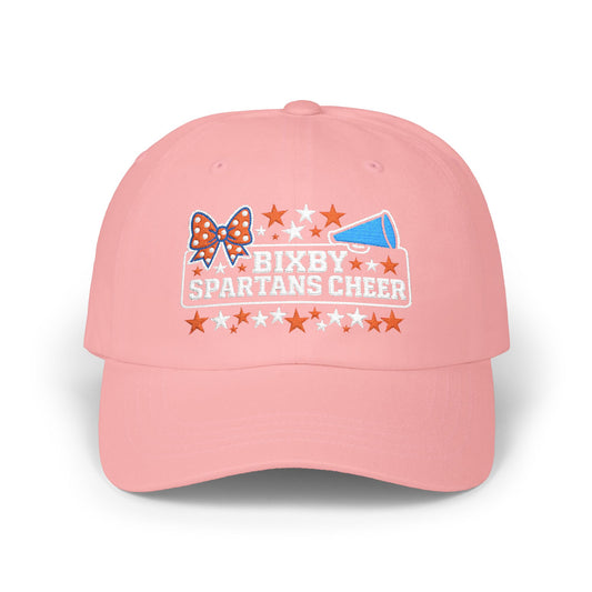 Bixby Spartans Cheer Embroidered Classic Ballcap