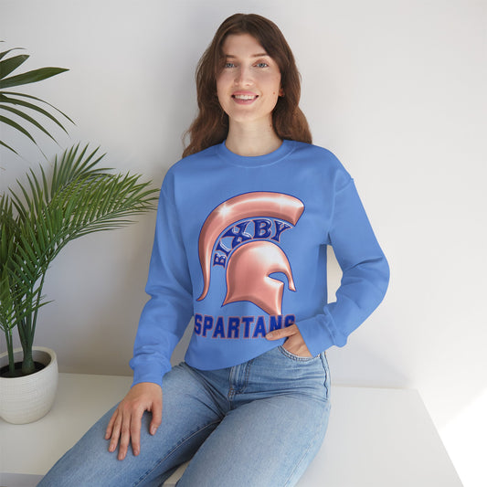 Bixby Spartan Metallic Rose Gold Gildan Sweatshirt