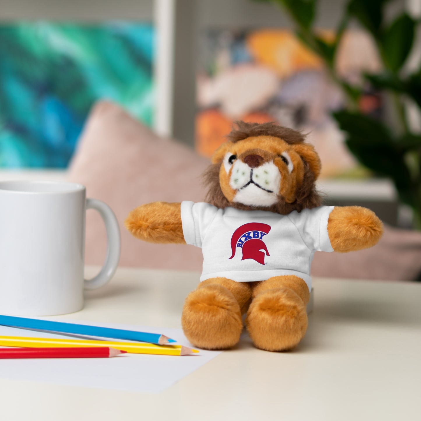 Spartan Stuffed Animal Logo